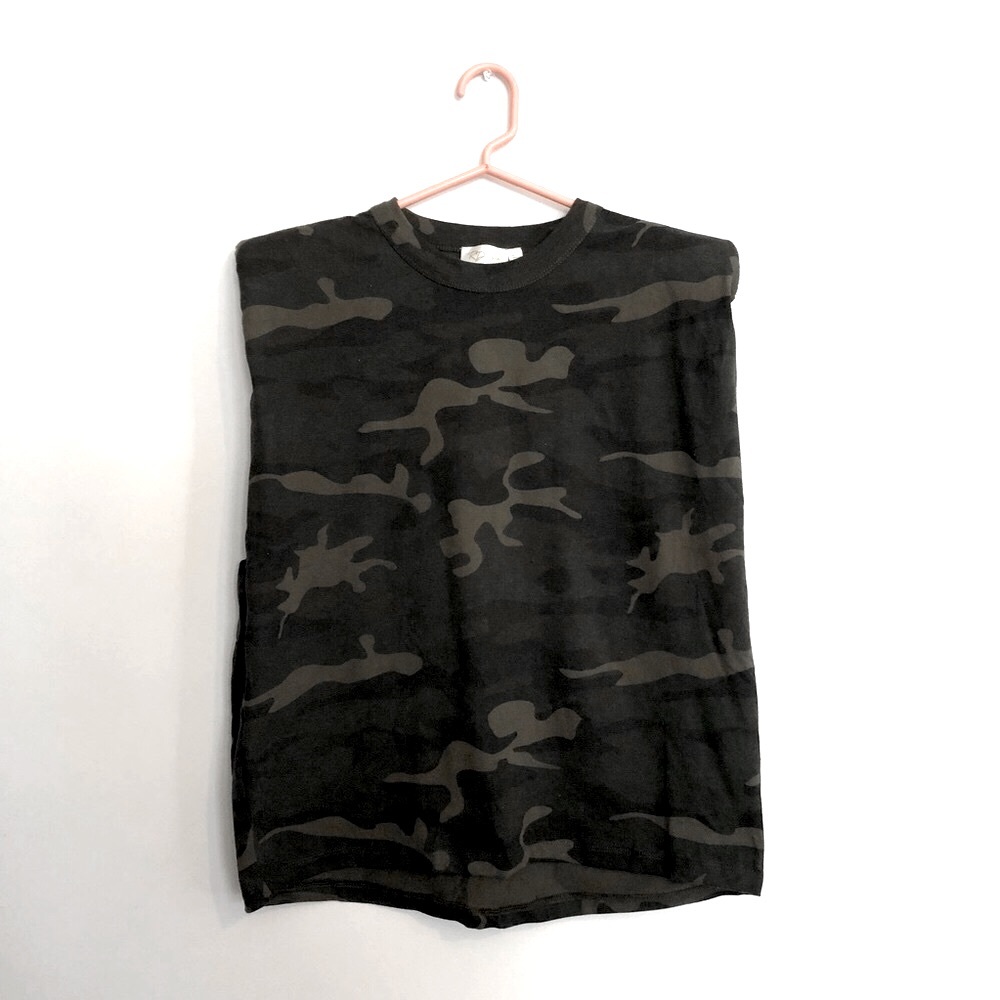 Anthropologie Camo Tank NWT